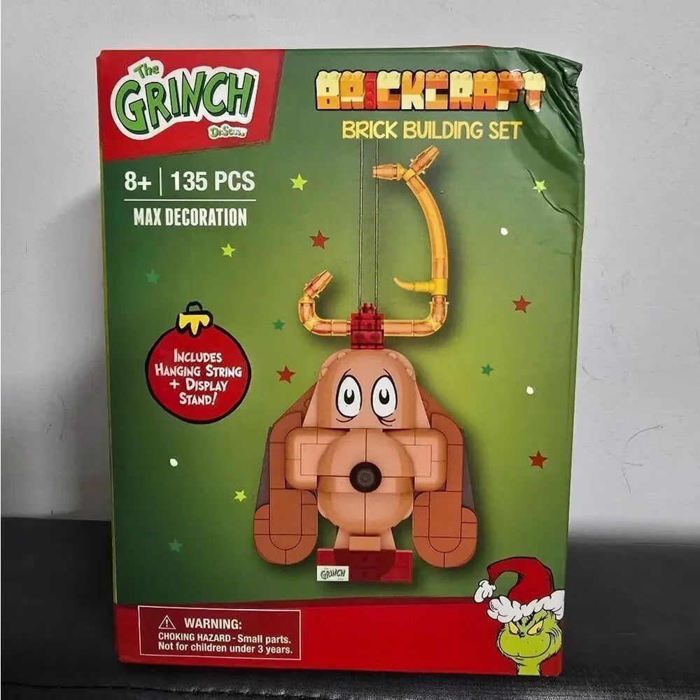 Brickcraft Grinch Max The Dog Brick Building Kit (135 Piece Set) New